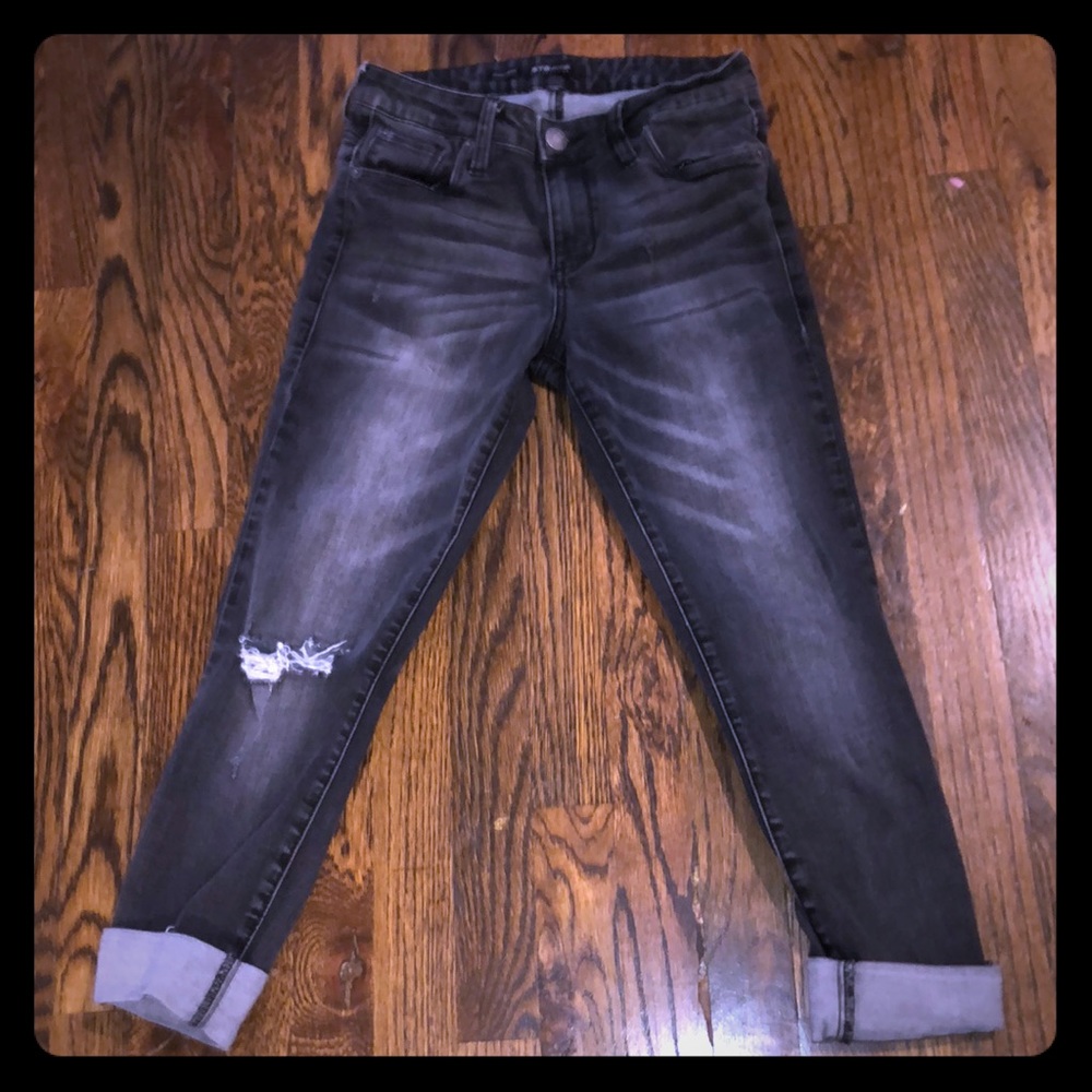 STS Blue Emma Crop black jeans. Size 26.
